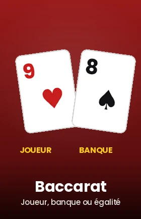 Baccarat sur Bet360